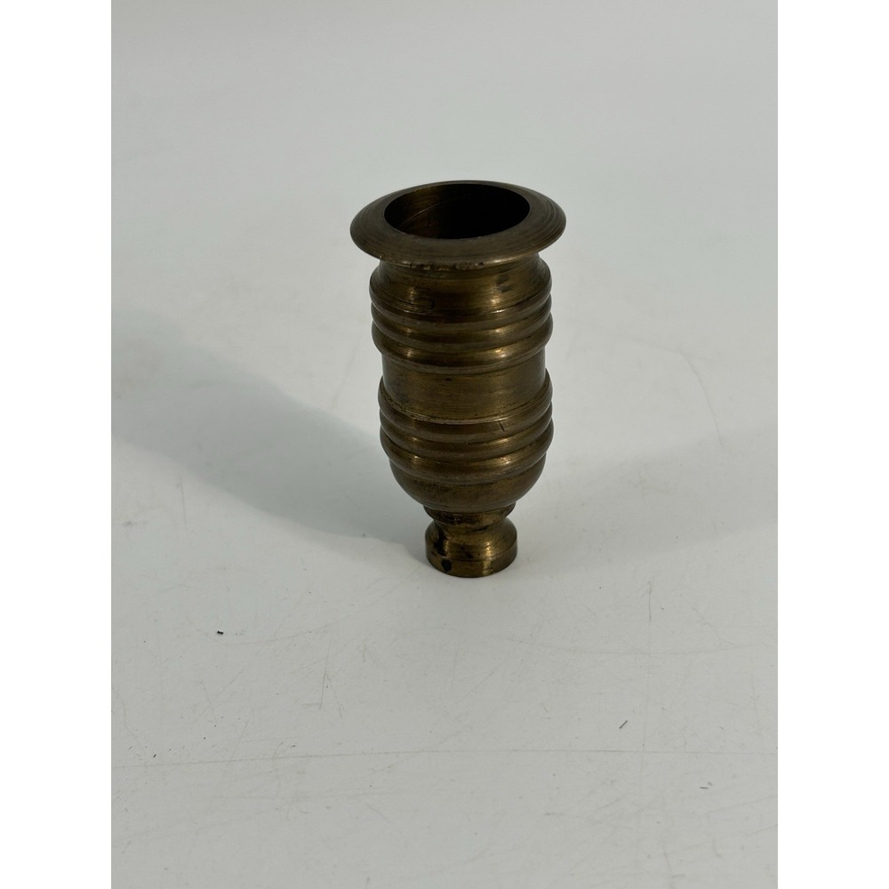 Vintage Brass Candlestick Holder Threaded For Candelabra